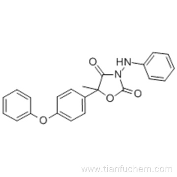 2,4-Oxazolidinedione,5-methyl-5-(4-phenoxyphenyl)-3-(phenylamino)- CAS 131807-57-3